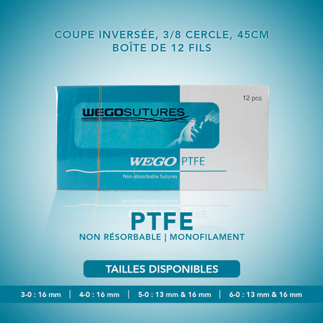 Fil de suture PTFE - Boîte de 12 - WEGO - ootopfti.com