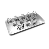 Kit complet de crampons pour prémolaires et molaires, présenté sur un plateau autoclavable - Fabriqué en Italie par Asa Dental - ootopfti.com