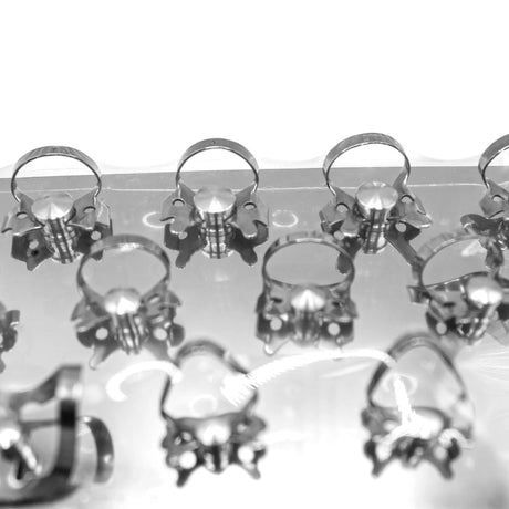 Kit complet de crampons pour prémolaires et molaires, présenté sur un plateau autoclavable - Fabriqué en Italie par Asa Dental - ootopfti.com