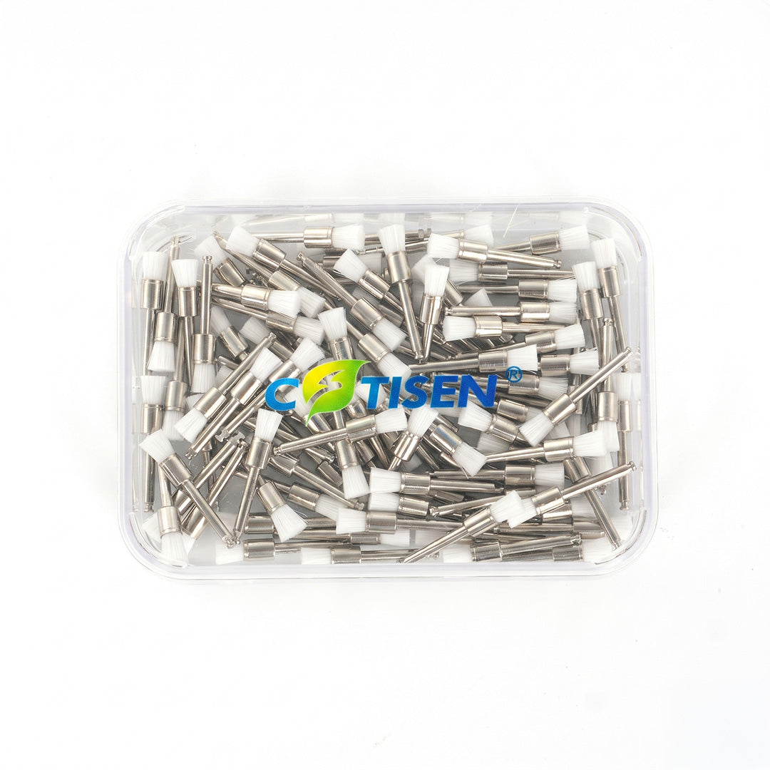 Cepillos de profilaxis de nailon - Caja de 100 - Suave/Duro