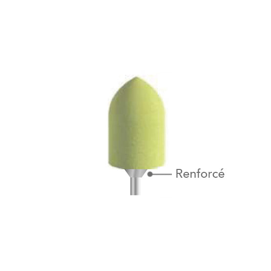 Polisseur en silicone pour composite et résines - Ø 13 mm x 20 mm - DIAN FONG - Dental Coop