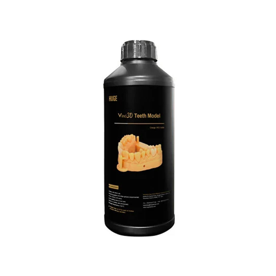 Résine pour model 3D - 1 kg - HUGE - ootopfti.com Résine 3D dentaire Huge 1kg pour imprimante LCD/DLP - Flacon de résine pour modèles dentaires 3D