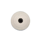 Roues de polissage - Tissu blanc - 3 & 4 x 40 mm / 3 à 6 x 50 mm - DIAN FONG - Dental Coop