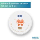 Disque de zircone prime à haute translucidité (HT) - Teintes C1, C2, C3 & C4 - 7 épaisseurs - HUGE - ootopfti.com