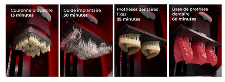Imprimante dentaire 3D - Edge mini - RAYSHAPE - Couronne provisoire 13 minutes, Guide implantaire 30 minutes, Prothèses dentaires fixes 25 minutes, Base de prothèse dentaire 60 minutes - ootopfti.com