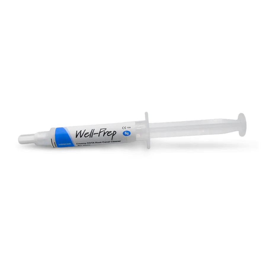 Well-prep - 6 g x 3 seringues - Nettoyant crème pour canaux radiculaires à l'EDTA - VERICOM - ootopfti.com