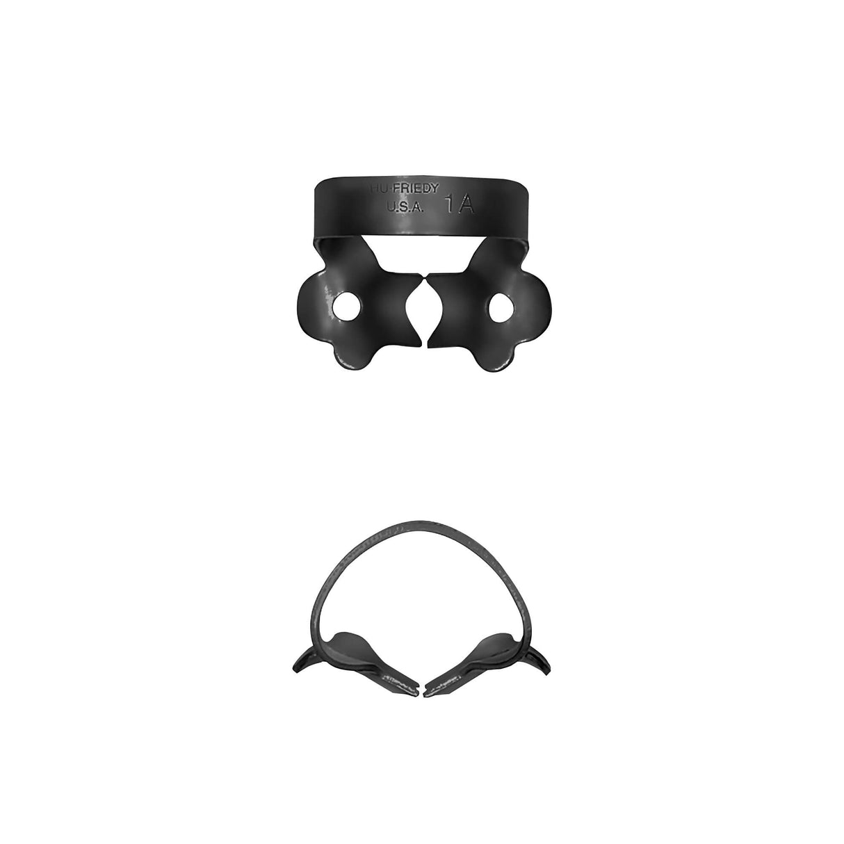 Crampon à digue Black Line Hu-Friedy RDCM1AX pour canines et prémolaires