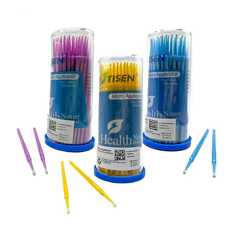 Boîte de 100 micro-applicateurs Micro brush : ultra fin , fin , et standard - ootopfti.com