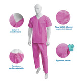 Pyjama de bloc à usage unique en polypropylène Non-tissé SMMS - Mercator - oofti