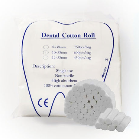 Cotons salivaires 10x38mm 15 rouleaux - ootopfti.com