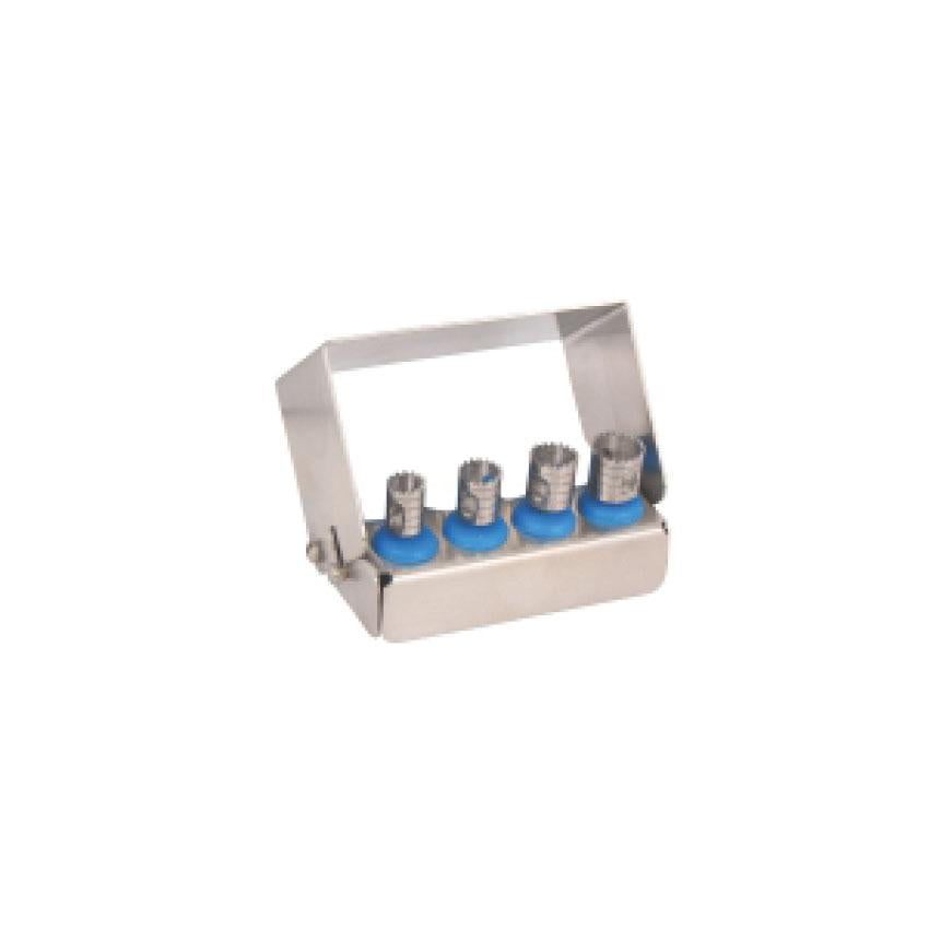 Kit 4 forets creux (tréphines) avec support - ootopfti.com