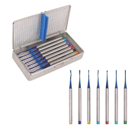 Kit de luxateurs plaqués titane, 7 pièces - ootopfti.com