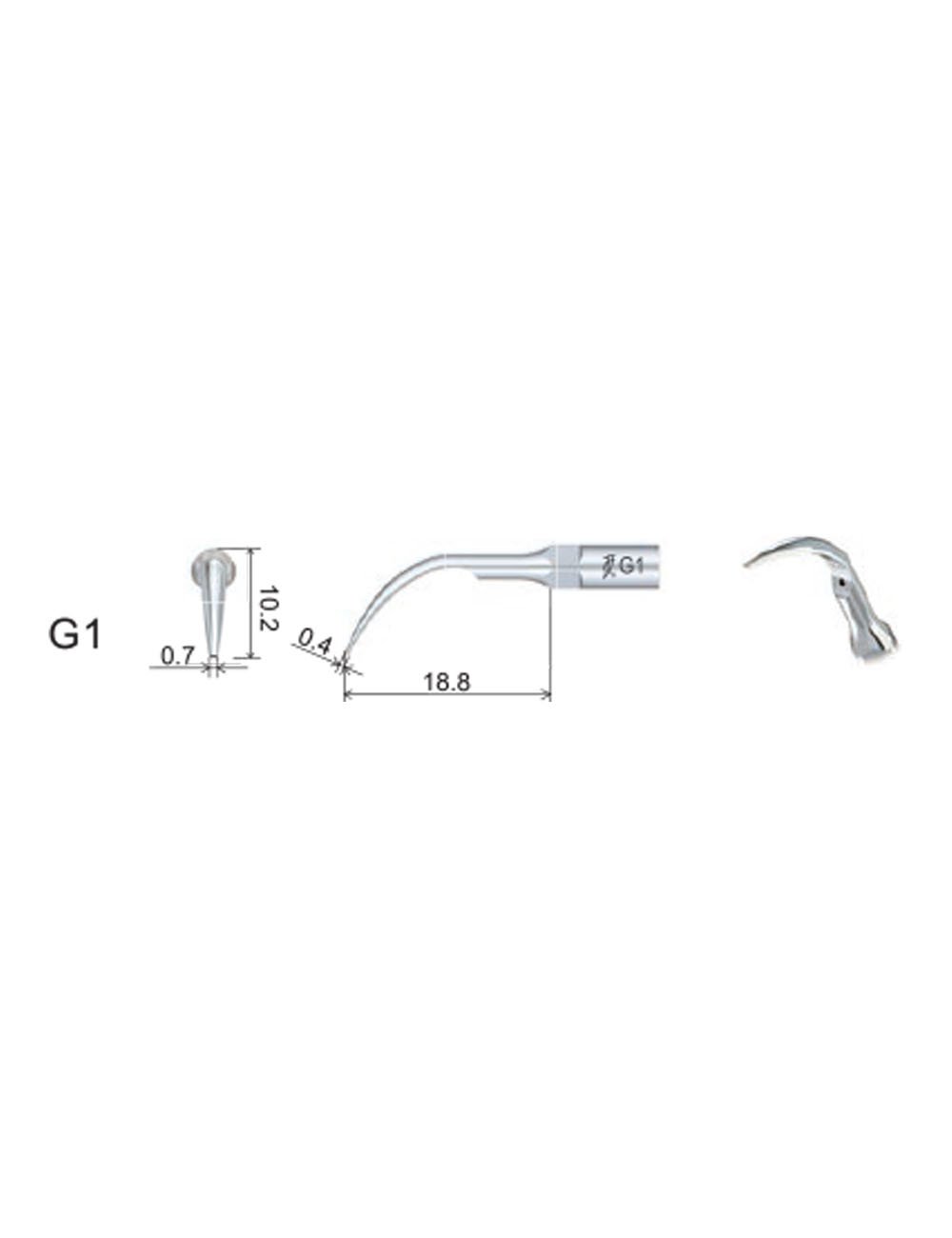 Insert GD1 compatible Satelec  ultrarésistant UR - WOODPECKER - ootopfti.com
