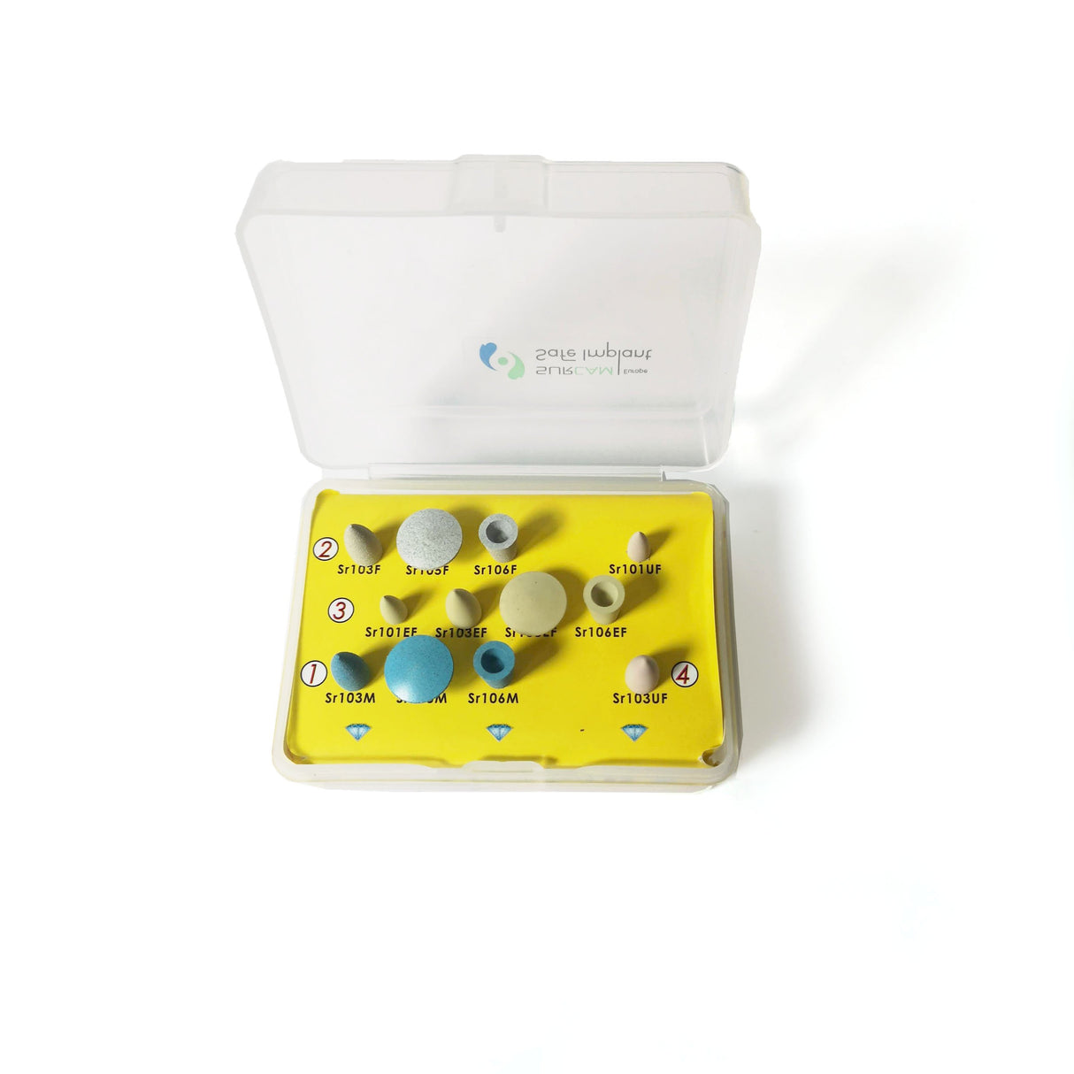 Kit 12 fraises pour polir la zircone et la vitrocéramique - ootopfti.com