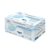 Masques chirurgicaux 3 plis type IIR - Boite de 50, différents coloris - Karman Healthcare - ootopfti.com