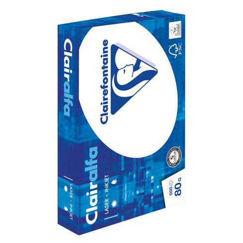 Ramette papier blanc Clairefontaine - 500 feuilles A4 80 gr - ootopfti.com