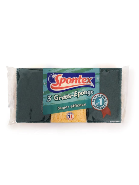 Lot de 3 éponges SPONTEX pour nettoyage professionnel en cabinet dentaire - ootopfti.com
