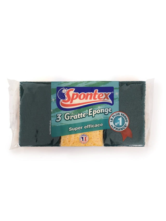 Lot de 3 éponges SPONTEX pour nettoyage professionnel en cabinet dentaire - ootopfti.com
