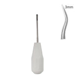 Elévateur luxateur à contre angle 3mm manche silicone - ootopfti.com