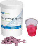 Comprimés dentifrice Kent Dental Vert, goût Menthe. Pastilles bains de bouches à dissolution rapide, permettront un rinçage efficace et agréable pour l’utilisateur. Livré avec un sachet déshydratant pour une meilleure préservation de produit  Composition : Sodium benzoate, potassium benzoate spearmint oil, saccharin, effervescent base.