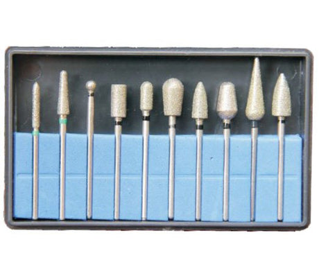 Kit de 10 fraises diamantées HP - ootopfti.com