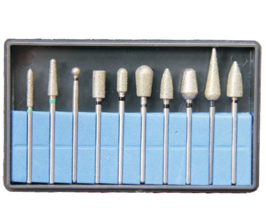 Kit de 10 fraises diamantées HP - ootopfti.com