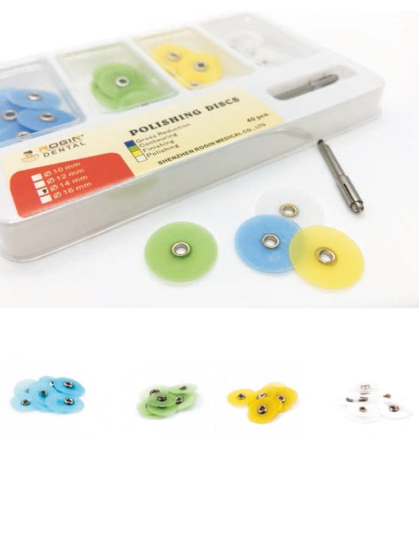 Lot de 40 disques de polissage de composite avec œillet (12mm) - ootopfti.com