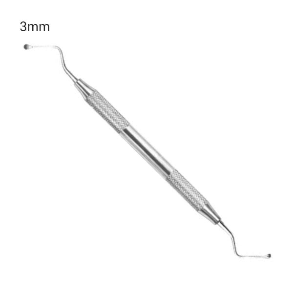 Curette à os Lucas 3mm - ootopfti.com