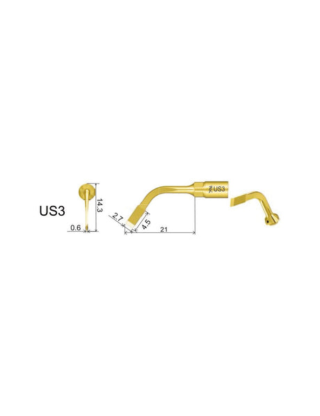 Insert US3 pour chirurgie piezo - WOODPECKER - ootopfti.com