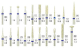 Kit de 20 fraises diamantées HP de précision - ootopfti.com