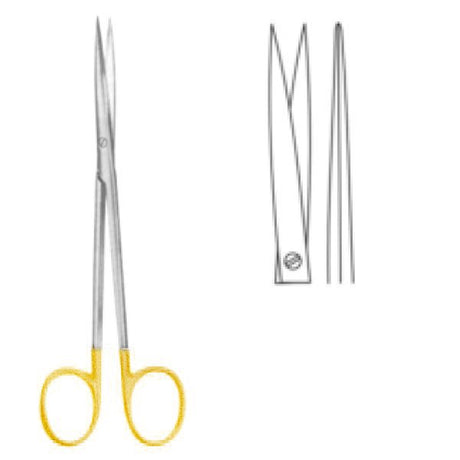 Ciseaux Metzenbaum droits 16cm carbure de tungstène bout en pointe - ootopfti.com