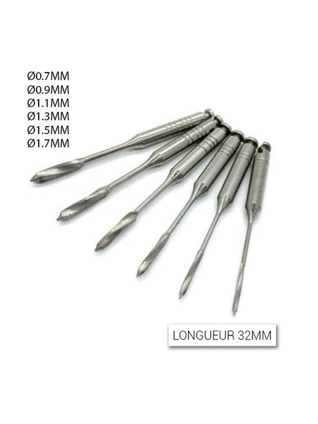 Boîte de 6 forets peeso/ Largo 32mm de longueur - ootopfti.com