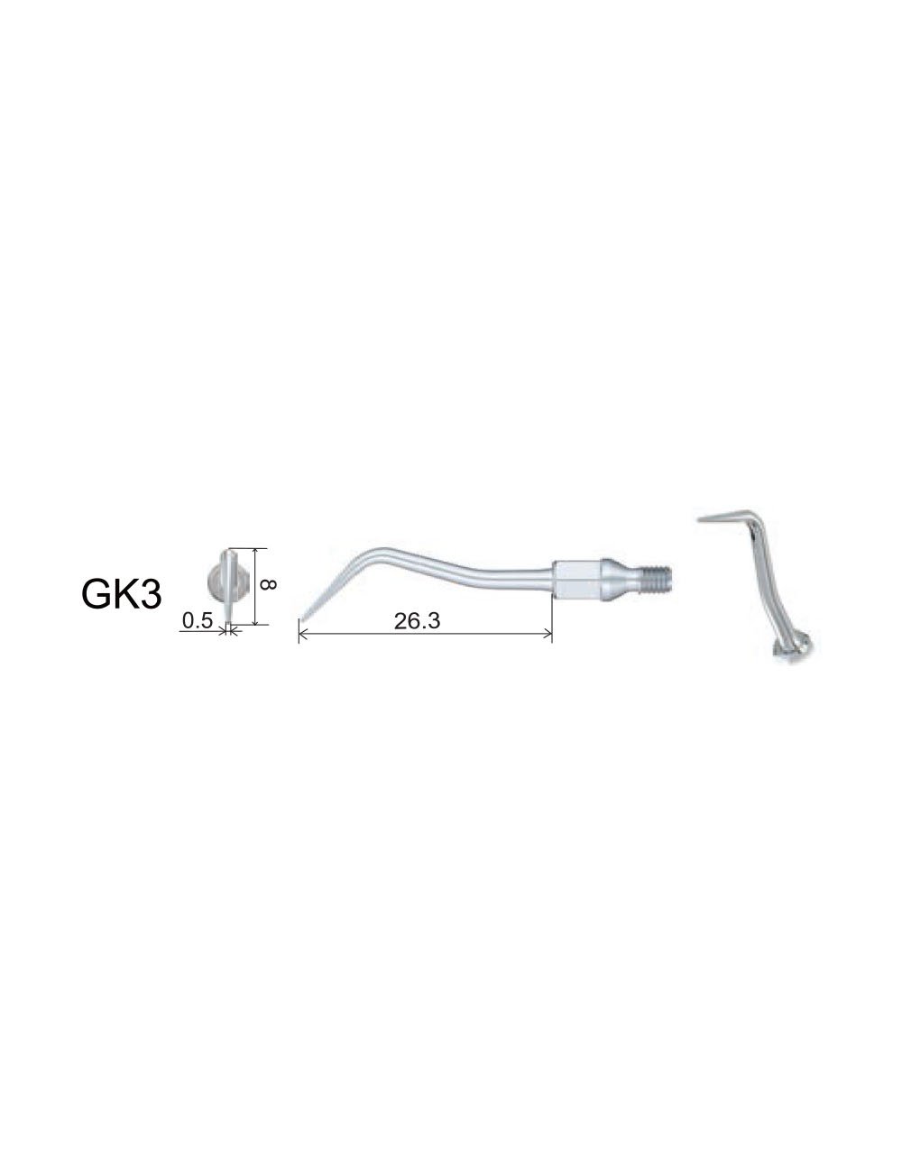 Insert GK3 compatible KAVO - WOODPECKER - ootopfti.com