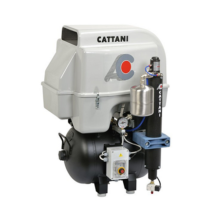 Compresseur Monocylindre nu (AC100) ou capoté (AC100Q) - Cattani - ootopfti.com