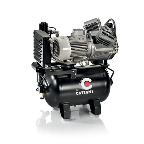 Compresseur Bicylindre nu (AC200) ou capoté (AC200Q) - Cattani - ootopfti.com