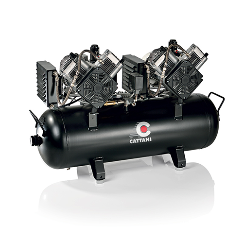 Compresseur Double Bicylindre nu (AC400) ou capoté (AC400Q) - Cattani - ootopfti.com