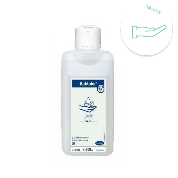 Zachte zeep Baktolin pure wash - 0,50 of 1 L - HARTMANN