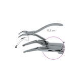 PINCE DE HOW À SERRER LES BAGUES ET LES LIGATURES COUDÉE - 13,5 cm Type 1 - ACTEON - ootopfti.com