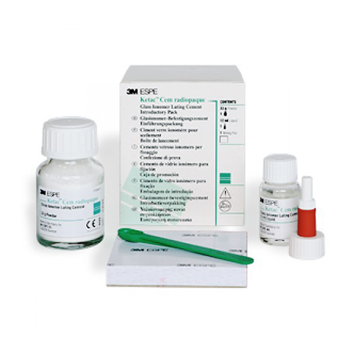 Ketac Cem radiopaque 3M Ciment verre ionomère poudre, liquide et ou kit - ootopfti.com