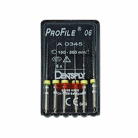 Pack de 6 limes ProFile 06 - Dentsply Sirona - ootopfti.com
