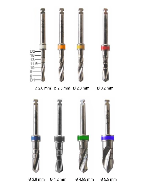 Kit 8 forets pointeurs de marquage - ootopfti.com