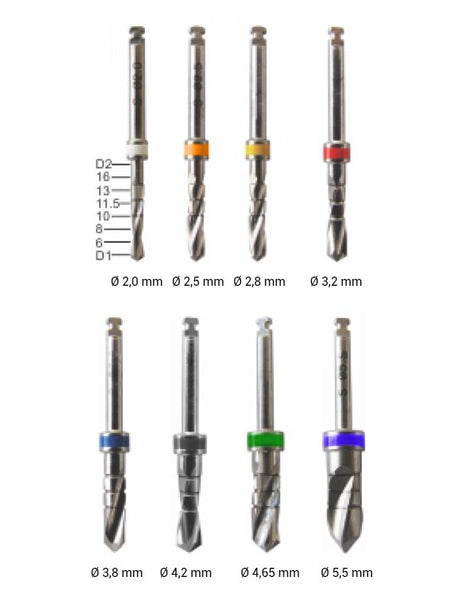 Kit 8 forets pointeurs de marquage - ootopfti.com