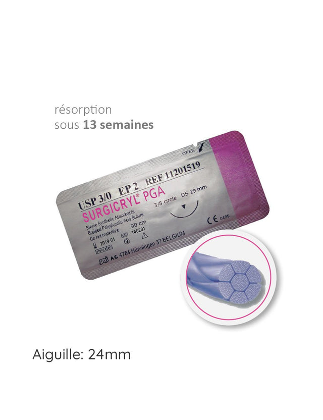SURGICRYL PGA™ fil de suture - 24mm PGA - ootopfti.com