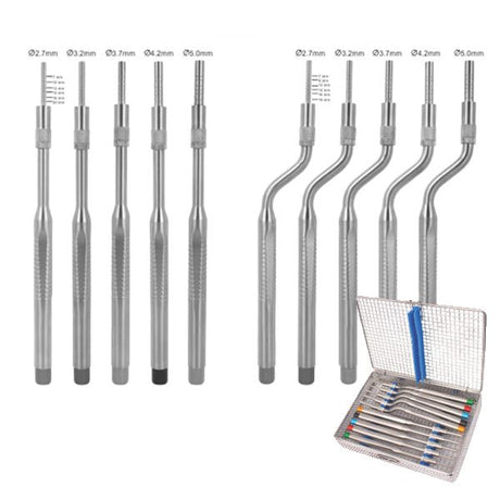 Kit ostéotomes (concave) 10 instruments - ootopfti.com