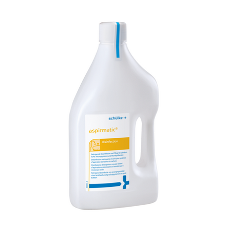 Aspirmatic : solution concentrée non moussante pour la désinfection des systèmes d’aspiration et crachoirs. Haute compatibilité, parfum agréable, biodégradable - ootopfti.com