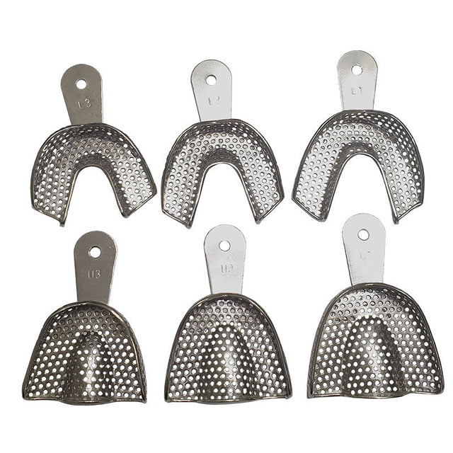 Set de 6 porte-empreintes métalliques perforés - ootopfti.com