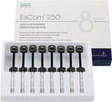 Escom 250 - 8 seringues de 4g Résine composite nano-hybride restauratrice photopolymérisable - ootopfti.com