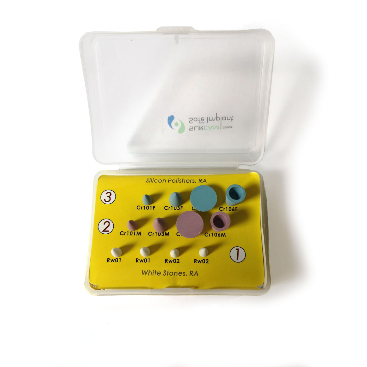 Kit 12 fraises RA polissage et finitions composites - ootopfti.com