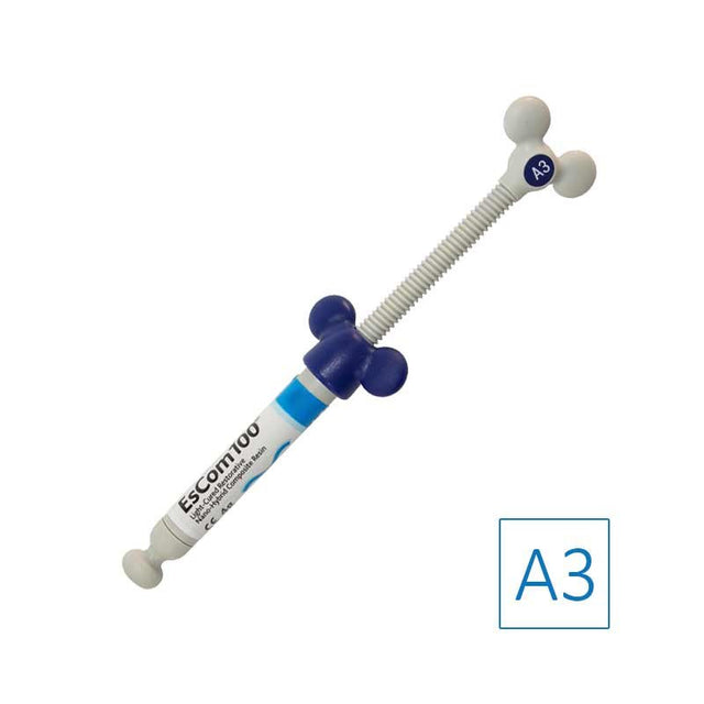 EsCom100 - A3 - 1x 4g Résine composite nano-hybride restauratrice photopolymérisable - ootopfti.com
