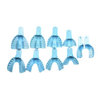 Lot de 10 porte-empreintes perforés autoclavables en plastique - ootopfti.com